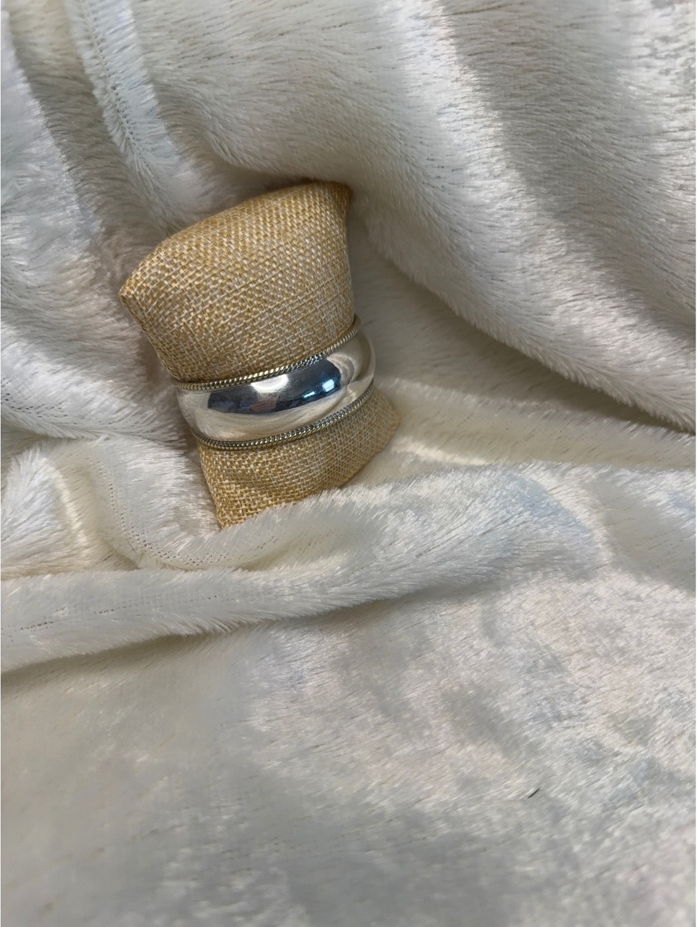 Silpada Sterling Silver Braided Brass Cuff Bracelet RARE B0168